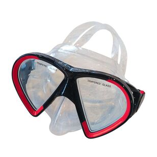 Body Glove Adults Focus Snorkel Mask Red & Black