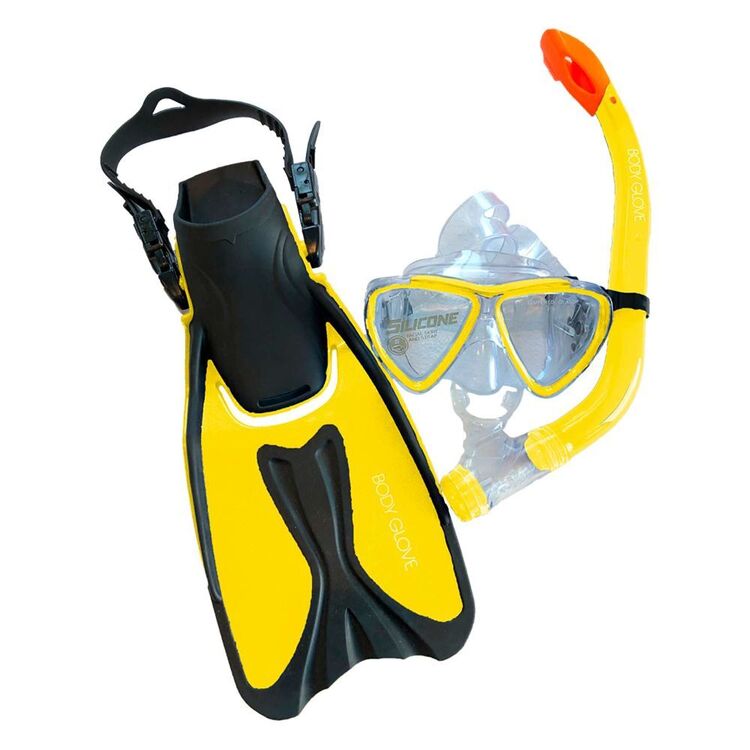 Body Glove Youth Rave Snorkel Set Yellow & Black