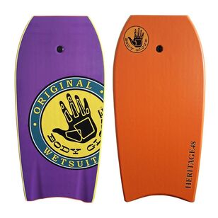 Body Glove Heritage Bodyboard Orange & Purple 48 in