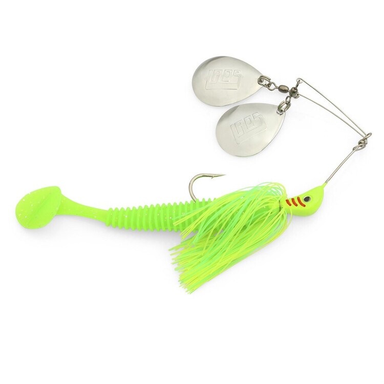 LADS Side B Side 5 8 Oz Spinnerbait Lure Green 5 8 Oz lads-side-b-side-5-8-oz-spinnerbait-lure-green-5-8-oz