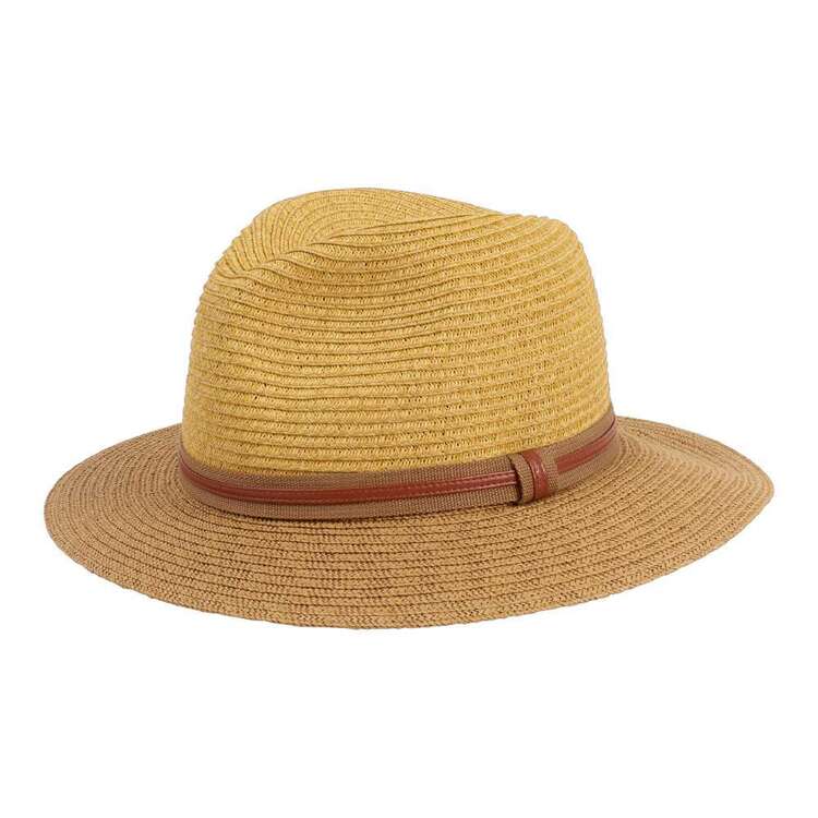 Cape Men's Fedora Hat Natural One Size Fits Most
