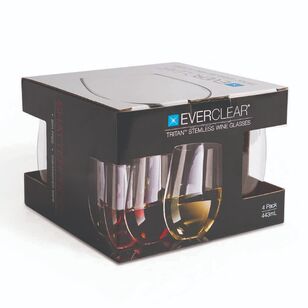 Everclear Trian Stemless White Wine 4 Pack 443ml