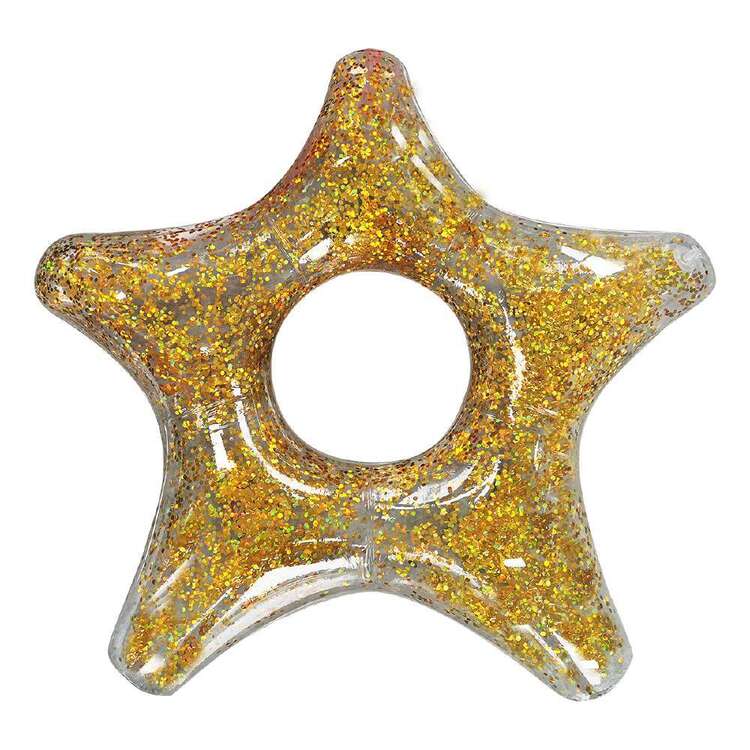 We Love Summer Glitter Star Swim Ring