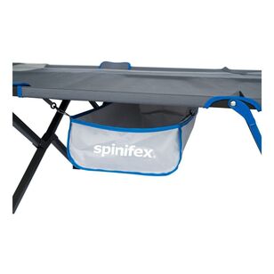 Spinifex Quick Fold Queen Camp Stretcher Blue & Grey