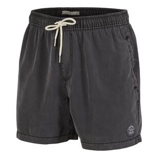 Trip In A Van Men's Washed Volley Shorts Washed Black s