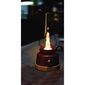 Anaconda Retro 250 Lumen Oil Lamp Style Recharge Lantern Red & Bamboo