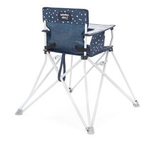 Spinifex Joey High Chair Navy & White Dots