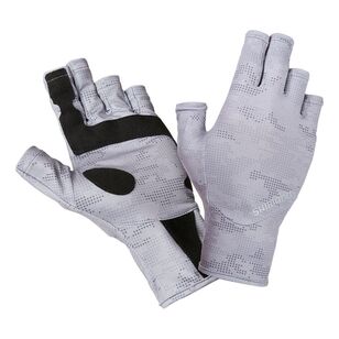 Shimano UPF Sun Gloves Grey Dot Camo