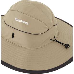 Shimano Wide Brim Hat Oatmeal