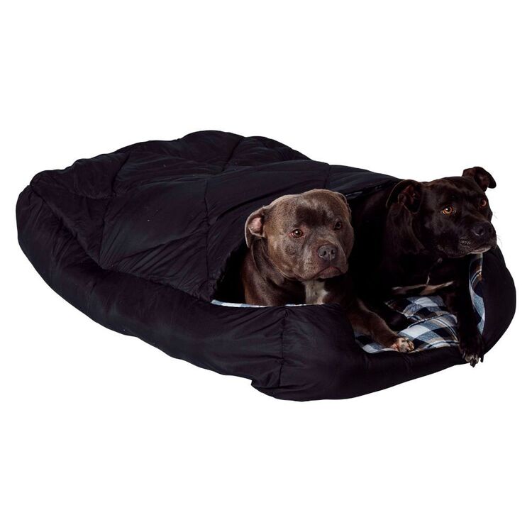 Spinifex Take Anywhere Black Pet Sleeping Bag Black