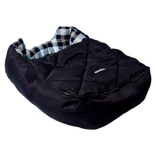 Spinifex Take Anywhere Black Pet Bed Sleeping Bag Small