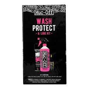 Muc-Off Wash, Protect & Lube Kit Black