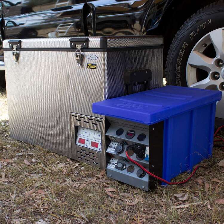 National Luna Auxillary Battery Box Blue