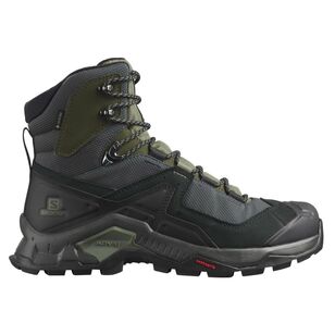 Salomon Men's Quest Mid Hiking Boots Black, Lichen & Olive