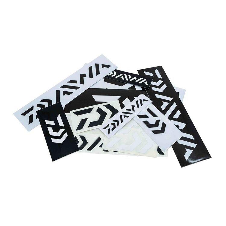 Daiwa Sticker Pack Black & White Small