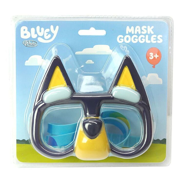 Bluey Kids Mask Goggles Blue