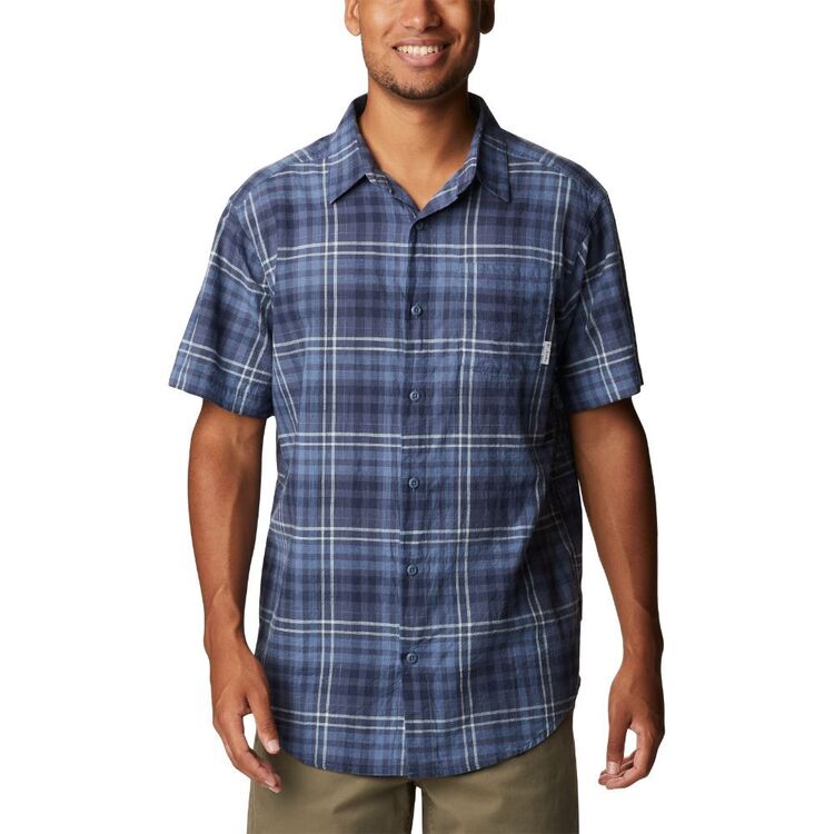 Columbia Men's Under Exposure Yarn-Dye Short Sleeve Shirt