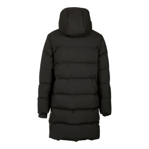 Cederberg Youth Girls' Longline Hooded Puffer Jacket Black