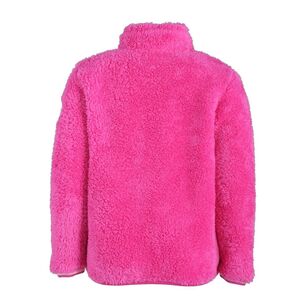Cape Kids' Fluffy Fleece Top Hot Pink