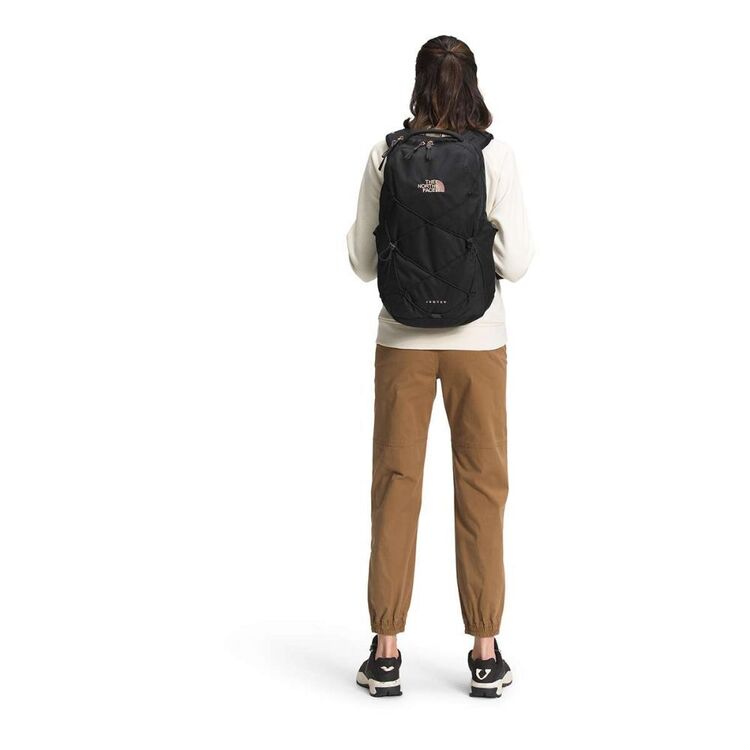 The North Face Jester 29L Women's Fit Daypack Black Heather & Burnt Coral 29 L