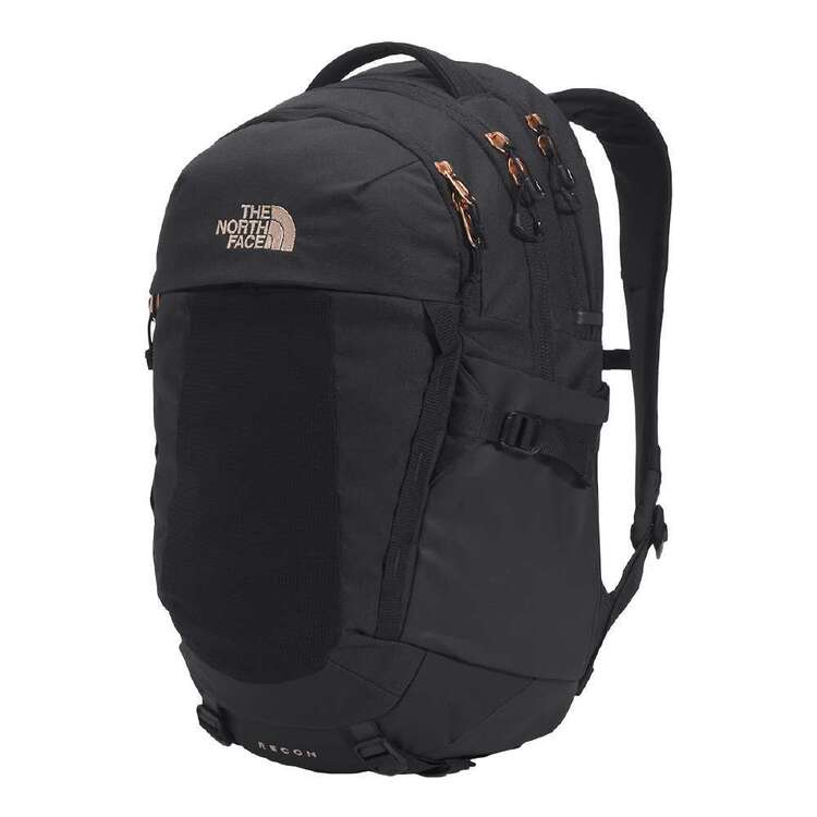 The North Face Recon 24L Women's Fit Daypack Black Heather & Burnt Coral