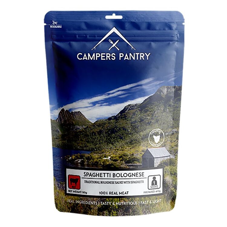 Campers Pantry Spaghetti Bolognese Single Meal