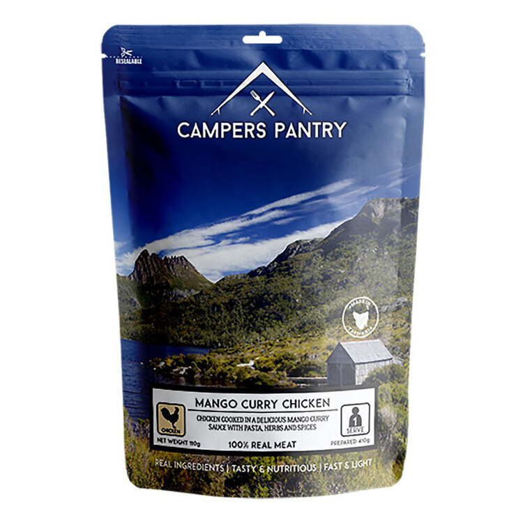 Campers Pantry Mango Curry Chicken Single Meal