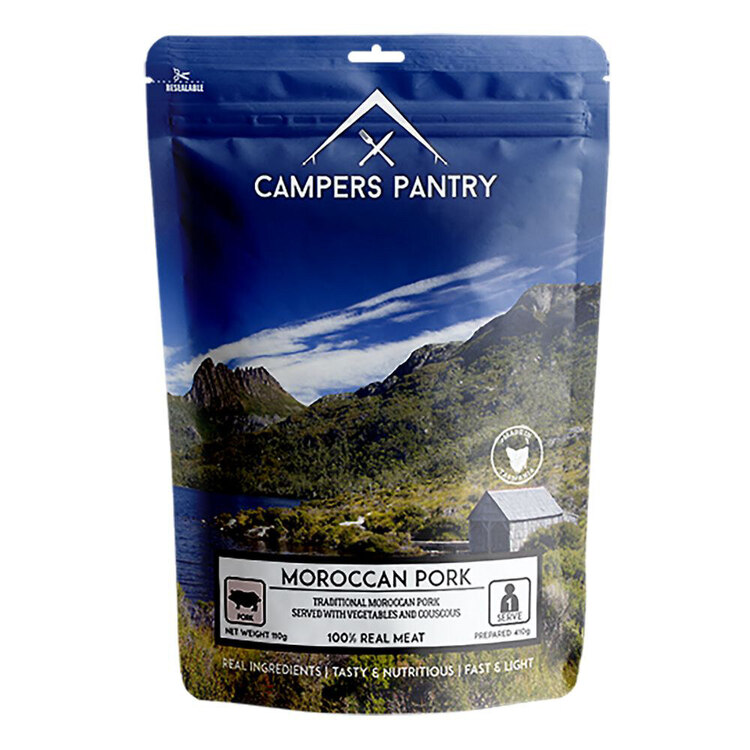 Campers Pantry Moroccan Pork Single Meal