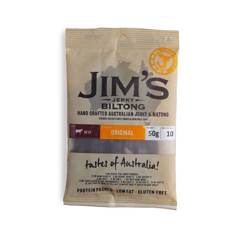 Jim's Biltong Original 50g