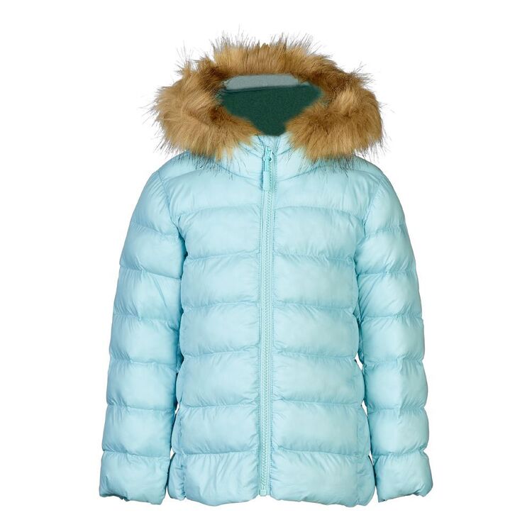 Cape Kids' Recycled Fur Trim Puffer Jacket