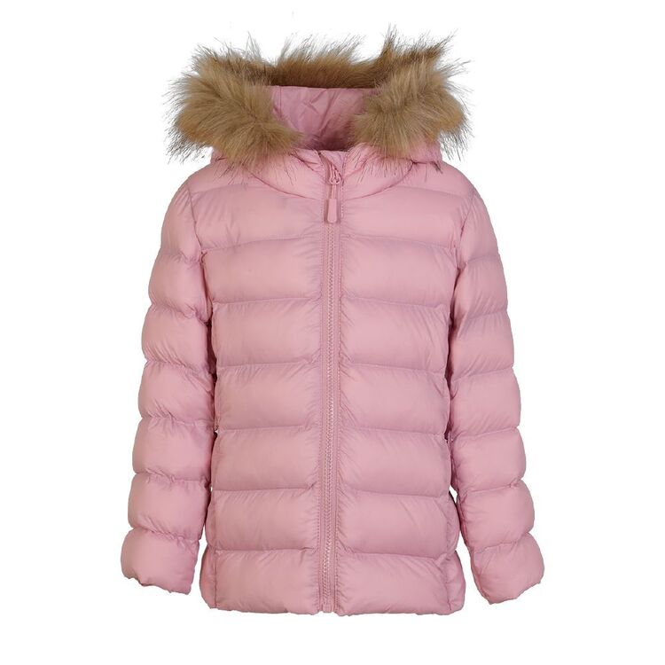 Cape Kids' Recycled Fur Trim Puffer Jacket