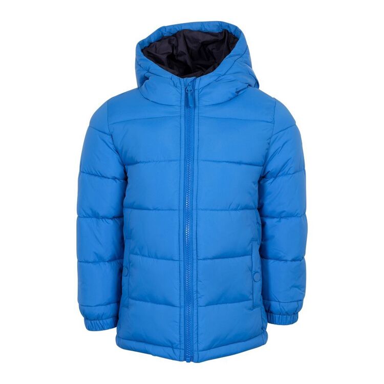 Cape Kids' Recycled Hooded Puffer Jacket Cobalt
