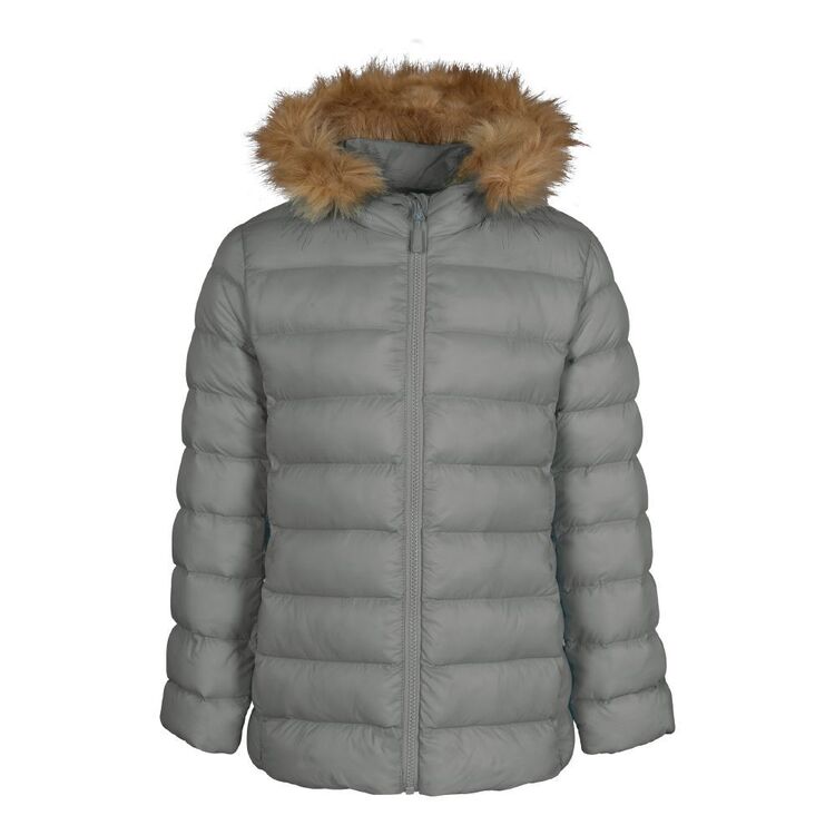 Cape Youth Fur Trim HD Recycled Puffer Jacket