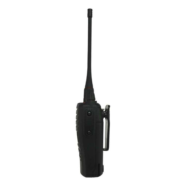 GME TX6600SL 5 Watt IP67 UHF Handheld Radio with Leather Case Black 5 Watts