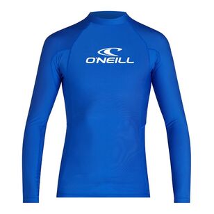 O'Neill Boys' Basic Long Sleeve Rash Vest Bright Blue