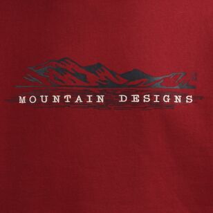 Mountain Designs Men's Skyline Hoodie Red Print