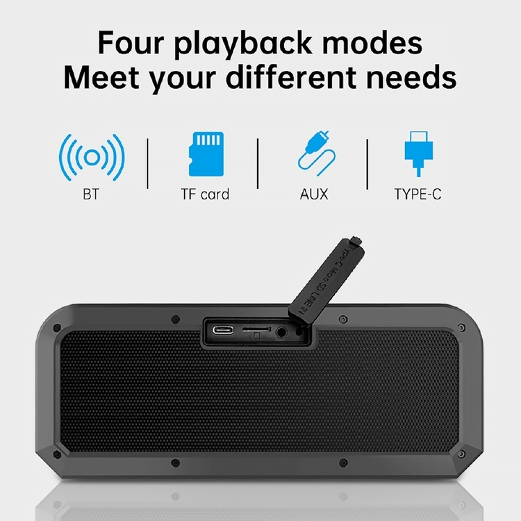 Maxx Portable 40W Bluetooth IPX7 Speaker with DSP Maxx & Equaliser Black