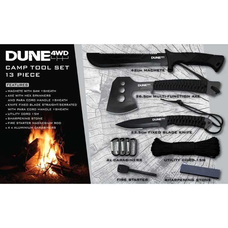 Dune 4WD 13 Piece Camp Tool Set