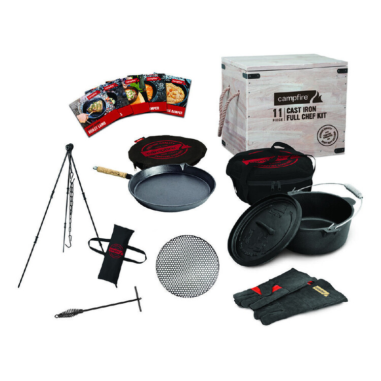 Campfire Cast Iron Full Chef Kit