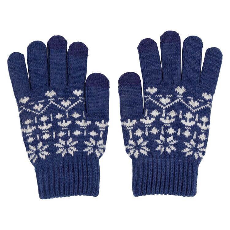 Cape Kids' Della Gloves Navy One Size Fits Most