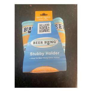 Beer Bung Stubbie Holder Blue