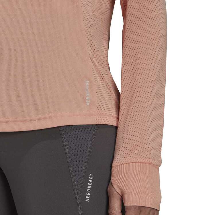 adidas Women's Own The Run Long Sleeve Tee Ambient Blush