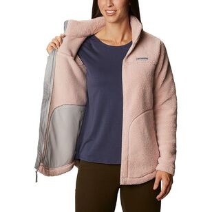 Columbia Women's West Bend Full Zip Fleece Jacket 618 Mineral Pink X Large