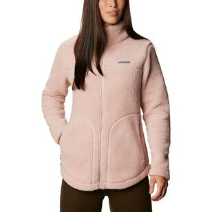 Columbia Women's West Bend Full Zip Fleece Jacket 618 Mineral Pink X Large