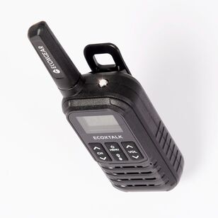 Ecoxgear 0.5 Watt UHF CB Radio Handheld Twin Pack Black 0.5W