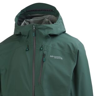 Mountain Designs Men's Stratus Rain Jacket Trekking Green