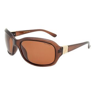 Stiletto Daphne Polarised Lenses Crystal Brown & Brown One Size Fits Most