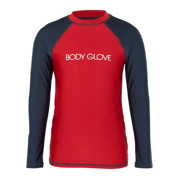 Body Glove Youth Contrast Long Sleeve Rash Vest
