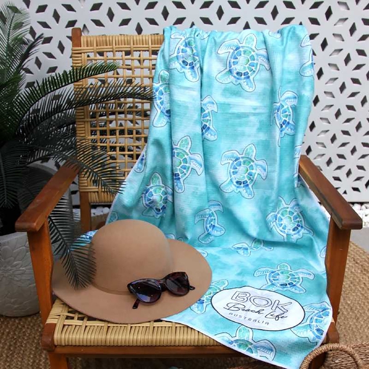 BOK Beach Life Sand Free Beach Towel Turtle Cay