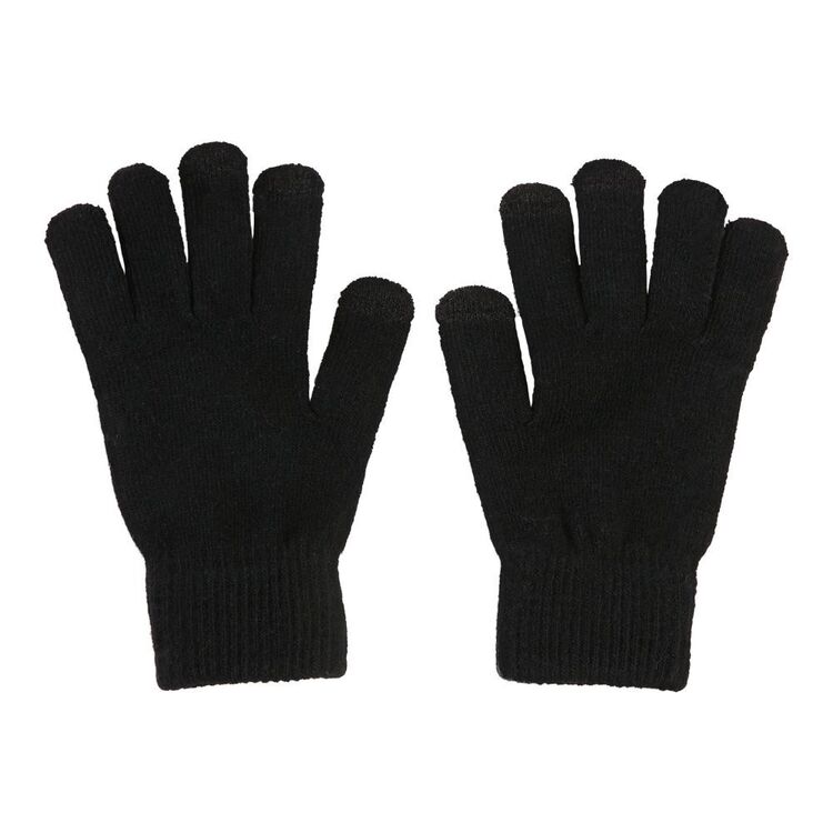 Cape Magic Glove With Touch Screen Finger Black One Size Fits Most
